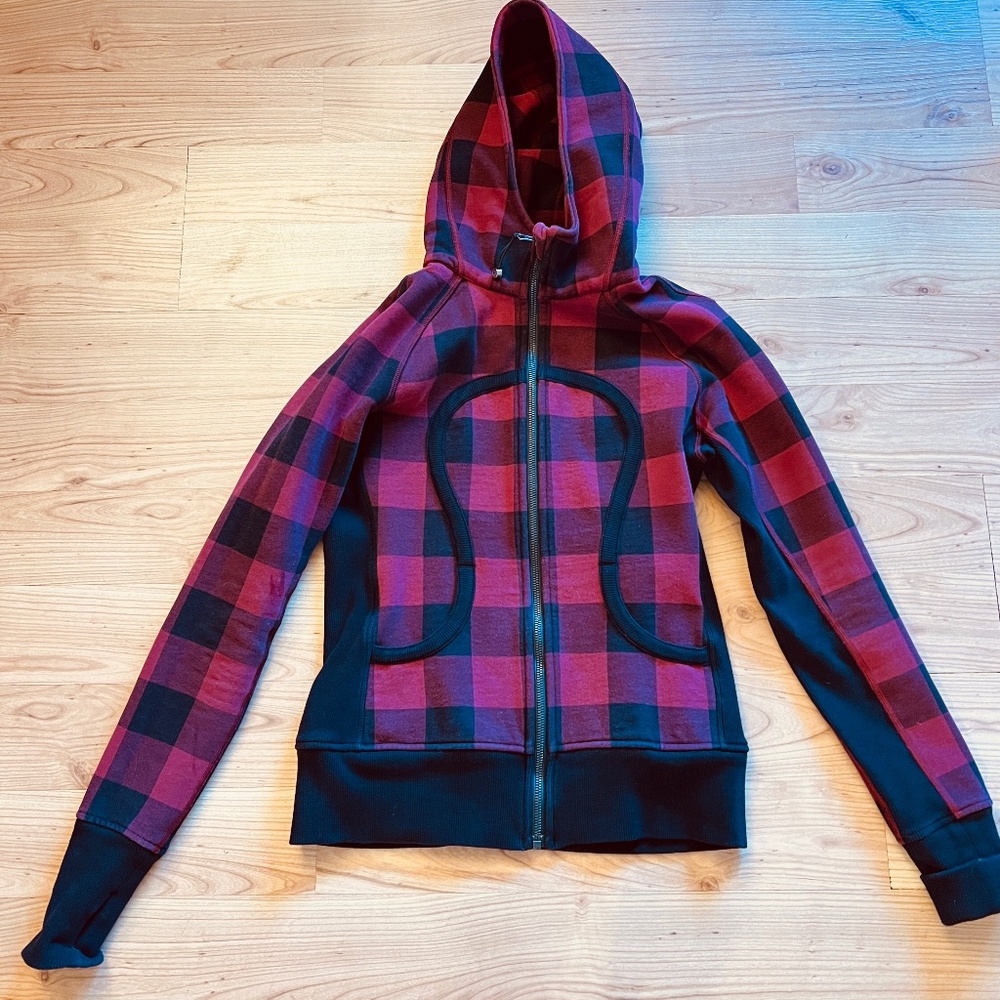 Lululemon Scuba Hoodie Buffalo Plaid 6